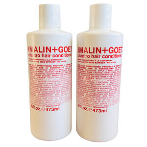 2 x MALIN + GOETZ Cilantro Hair Conditioner 16oz Jumbo Size SEALED